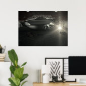 Roswell UFO Hangar Poster (Thuiskantoor)