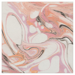 Rosy Abstract watermerk Stof
