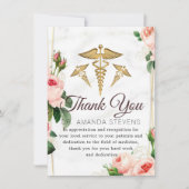 Rosy Blush Doctor Carte de remerciements (Devant)