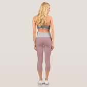 Rosy Brown Capri Leggings (Verso)
