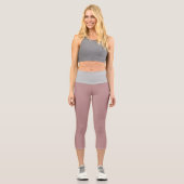 Rosy Brown Capri Leggings (Recto)