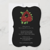 Rosy Divination Witchy Wedding Invitations (Devant)