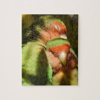 Rosy Faced Lovebird Puzzle Legpuzzel