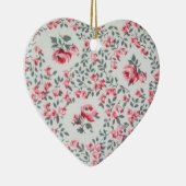 Rosy Heart Keramisch Ornament (Rechts)