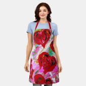 Rosy Hearts Schort (Gedragen)