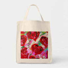 Rosy Hearts Tote Bag