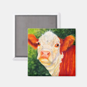 Rosy Le Joyeux Aimant Heifer Hereford Vache (Recto/Verso)
