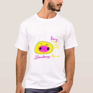 Rosy Maple Moth Cute Mochi Funny Animal Mochi T-shirt