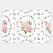 Rosy ovals pack inpakpapier vel (Voorkant)