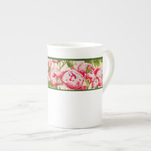 Rosy Overvloed op een Bone China Mok (B)
