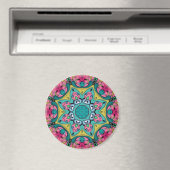 Rosy Reflections Mandala Magnet Magneet (Insitu (Vaatwasser))