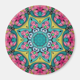 Rosy Reflections Mandala Magnet Magneet