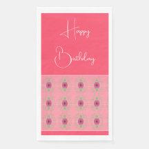 Rosy roze met bordeaux