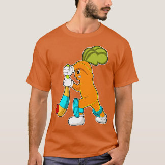 Rot bij Cricket met Cricket bat T-shirt