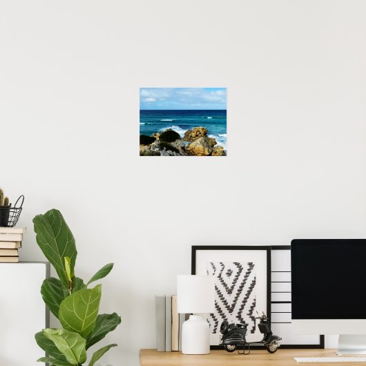 Rot van de oceaan poster (Thuiskantoor)