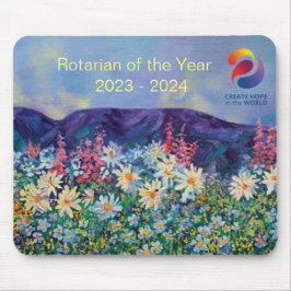 rotarian van het jaar_23_24 Mousepad Muismat
