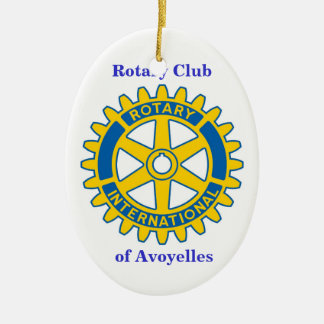 Rotary Club van Avoyelles Keramisch Ornament