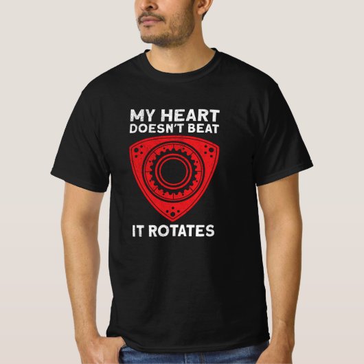 Rotary Engine Revolution Auto-tuning Workshop T-shirt (Voorkant)