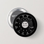 Rotary Phone Dial Ronde Button 5,7 Cm (Voorkant /achterkant)
