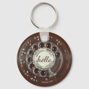 Rotary Phone Kijk Sleutelhanger
