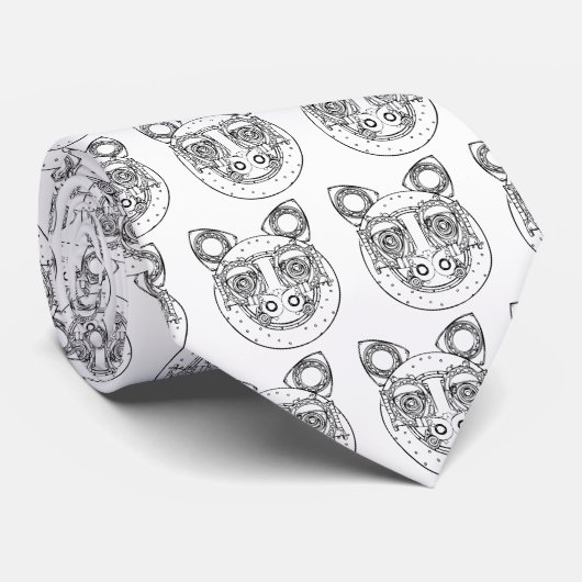 Rotary Pig Stropdas (Opgerold)