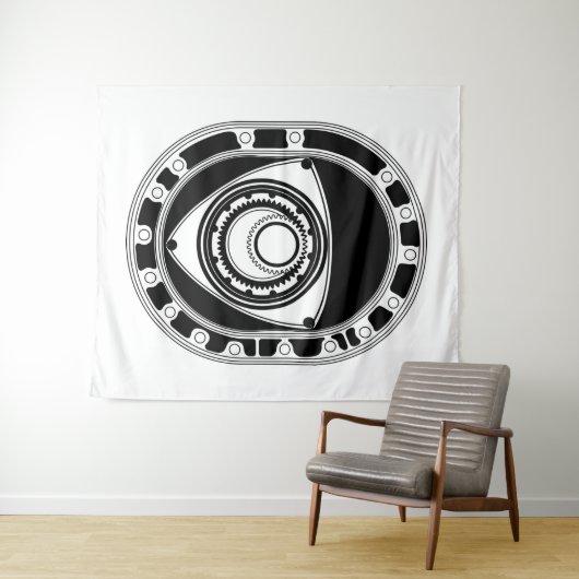 Rotary Wandkleed (In Situ (horizontaal))