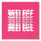 Rotating Text Minimal Poster – Pink Edition (Devant)