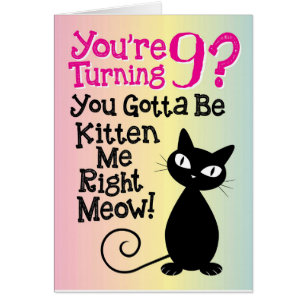 Rotation de 9 ? Vous avez obtenu d'être chaton je