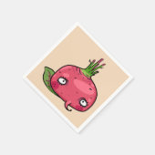 Rote Beete beet Servet (Hoek)