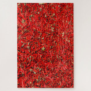 Rote Chilischoten Legpuzzel