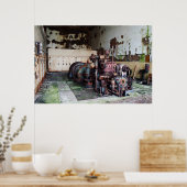 Roteermachine Poster (Keuken)