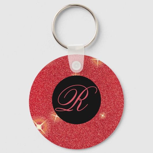Roter Glanz personalisiert Sleutelhanger (Voorkant)