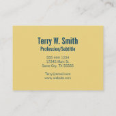 Roterende Pop Visitekaartje (Achterkant)