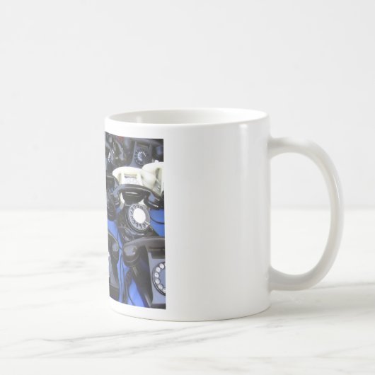 Roterende telefoon koffiemok (Rechts)