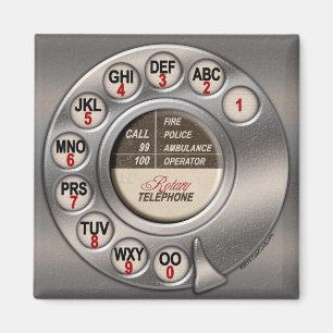  roterende telefoon magneet