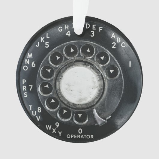  roterende telefoon ornament (voorkant)