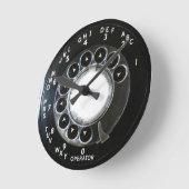 Roterende telefoon ronde klok (Hoek)