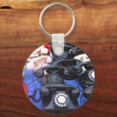 Roterende telefoon sleutelhanger (Voorkant)