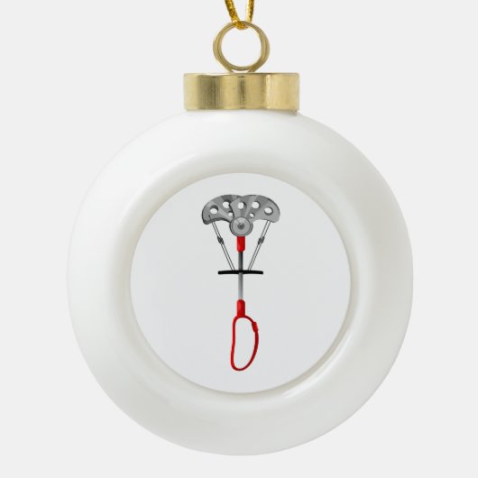 Rotganbaan Keramische Bal Ornament (Voorkant)