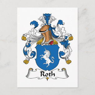 Roth Family Crest Briefkaart