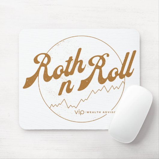 Roth n Roll Finance Humor Mouse Pad Muismat (Met muis)