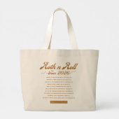 Roth n Roll Grote Tote Bag (Achterkant)