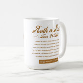 Roth n Roll World Tour Coffee Mug 15oz (Devant droit)