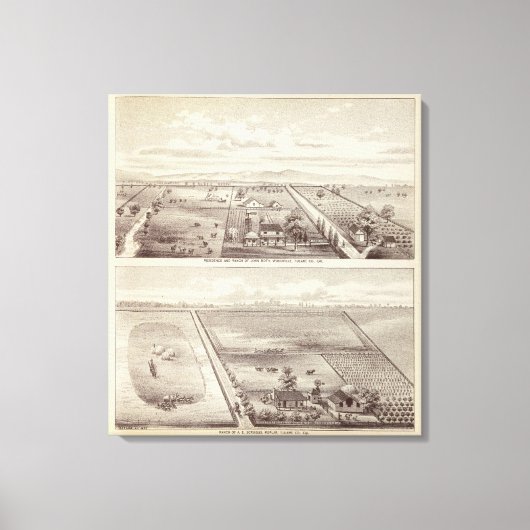 Roth, scruggs ranches canvas afdruk (Voorkant)