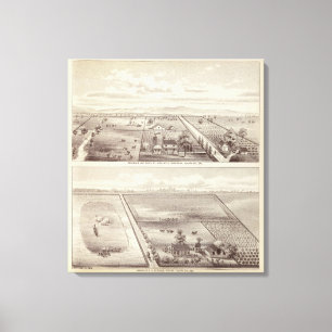 Roth, scruggs ranches canvas afdruk