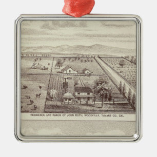 Roth, scruggs ranches metalen ornament