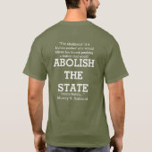 Rothbard donker t-shirt (Achterkant)