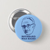 Rothbard had de juiste Button (Voorkant /achterkant)