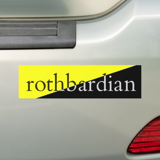 Rothbardian Bumpersticker (Op auto)