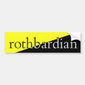 Rothbardian Bumpersticker (Voorkant)